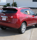 nissan rogue 2012 red sv gasoline 4 cylinders front wheel drive automatic with overdrive 77477