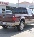 ford f 250 super duty 2009 dk  red king ranch diesel 8 cylinders 4 wheel drive automatic with overdrive 77477