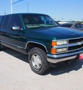 chevrolet silverado 1500 1998 green gasoline v8 4 wheel drive automatic 76234