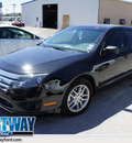 ford fusion 2012 black sedan s gasoline 4 cylinders front wheel drive automatic 75062