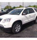 gmc acadia 2012 white suv sl gasoline 6 cylinders front wheel drive automatic 77074