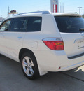 toyota highlander 2010 white suv limited gasoline 6 cylinders front wheel drive automatic 77301
