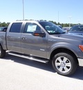 ford f 150 2012 gray lariat gasoline 6 cylinders 4 wheel drive shiftable automatic 77388