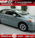 toyota prius 2012 lt  blue hatchback two hybrid 4 cylinders front wheel drive automatic 91731