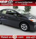 toyota prius 2012 gray hatchback two hybrid 4 cylinders front wheel drive automatic 91731