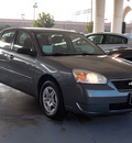 chevrolet malibu 2006 gray sedan ls gasoline 4 cylinders front wheel drive automatic with overdrive 77477