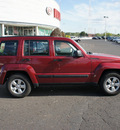 jeep liberty 2012 red suv sport gasoline 6 cylinders 2 wheel drive automatic 19153