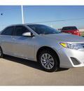 toyota camry 2012 silver sedan le gasoline 4 cylinders front wheel drive automatic 77469
