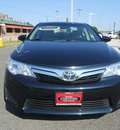 toyota camry 2012 black sedan le gasoline 4 cylinders front wheel drive automatic 75672
