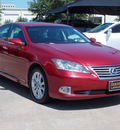 lexus es 350 2010 red sedan gasoline 6 cylinders front wheel drive shiftable automatic 77074