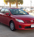 toyota corolla 2011 red sedan le gasoline 4 cylinders front wheel drive automatic with overdrive 77074