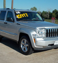 jeep liberty 2008 silver suv limited gasoline 6 cylinders 2 wheel drive automatic with overdrive 77074