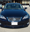lexus is 250 2009 dark blue sedan gasoline 6 cylinders rear wheel drive shiftable automatic 77074