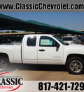chevrolet silverado 1500 2012 white pickup truck ls flex fuel 8 cylinders 2 wheel drive automatic 76051