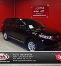 toyota highlander 2011 black suv gasoline 6 cylinders front wheel drive automatic 76116