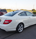 mercedes benz c class 2012 white coupe c250 gasoline 4 cylinders rear wheel drive automatic 78626