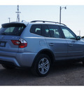 bmw x3 2006 blue suv 3 0i gasoline 6 cylinders all whee drive automatic 79119