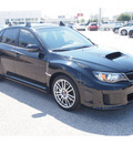 subaru impreza wrx 2011 black sedan sti gasoline 4 cylinders all whee drive 6 speed manual 77074