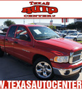 dodge ram 1500 2004 red pickup truck st 8 cylinders rear wheel drive automatic 78666