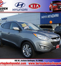 hyundai tucson 2013 graphite gray limited gasoline 4 cylinders front wheel drive automatic 78550