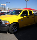 dodge ram 1500 2009 yellow pickup truck gasoline 8 cylinders 2 wheel drive automatic 79925