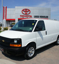 chevrolet express cargo 2010 white van 1500 gasoline 6 cylinders rear wheel drive automatic 76087