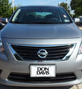 nissan versa 2012 dk  gray sedan 1 6 sv gasoline 4 cylinders front wheel drive automatic with overdrive 76011