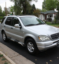 mercedes benz m class 2001 silver suv ml320 6 cylinders automatic 80110