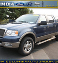 ford f 150 2005 dk  blue lariat 8 cylinders automatic 98632