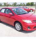 toyota corolla 2013 red sedan le gasoline 4 cylinders front wheel drive automatic 77074