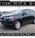 kia sorento 2012 black lx gasoline 6 cylinders front wheel drive automatic with overdrive 77539