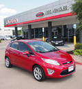 ford fiesta 2011 red hatchback ses gasoline 4 cylinders front wheel drive automatic 76053