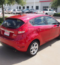 ford fiesta 2011 red hatchback ses gasoline 4 cylinders front wheel drive automatic 76053