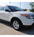 ford explorer 2011 white suv xlt gasoline 6 cylinders 2 wheel drive automatic with overdrive 77539