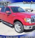 ford f 150 2010 red lariat flex fuel 8 cylinders 4 wheel drive 6 speed automatic 75041