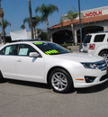 ford fusion 2011 white sedan sel flex fuel 6 cylinders front wheel drive automatic 91010