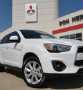 mitsubishi outlander sport 2013 off white es gasoline 4 cylinders front wheel drive automatic 75062