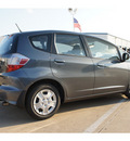 honda fit 2013 dk  gray hatchback gasoline 4 cylinders front wheel drive automatic 77034