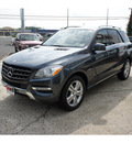 mercedes benz m class 2012 steel grey suv ml350 4matic gasoline 6 cylinders all whee drive shiftable automatic 07724