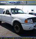ford ranger 2001 off white edge gasoline 6 cylinders rear wheel drive 5 speed manual 98632