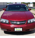 chevrolet impala 2005 dk  red sedan ls gasoline 6 cylinders front wheel drive automatic 78757