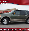 ford expedition 2003 green suv eddie bauer 8 cylinders sohc automatic 76543