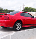 ford mustang 2002 red coupe gasoline 6 cylinders rear wheel drive automatic 77531