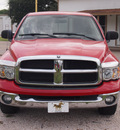 dodge ram 1500 2003 red pickup truck st gasoline 8 cylinders rear wheel drive automatic 77531