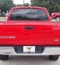 dodge ram 1500 2003 red pickup truck st gasoline 8 cylinders rear wheel drive automatic 77531