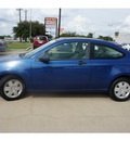 ford focus 2008 blue coupe s 4 cylinders 5 speed manual 78666