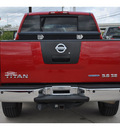 nissan titan 2008 red 4x4 ffv flex fuel 8 cylinders 4 wheel drive automatic 78233
