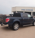 ford f 150 2013 blue king ranch gasoline 6 cylinders 2 wheel drive automatic 76108