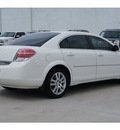 saturn aura 2007 white sedan xe gasoline 6 cylinders front wheel drive automatic 77043