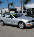 ford mustang 2007 silver coupe v6 deluxe gasoline 6 cylinders rear wheel drive automatic 91010